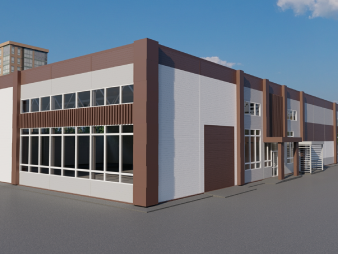 Торговый центр из сэндвич-панелей