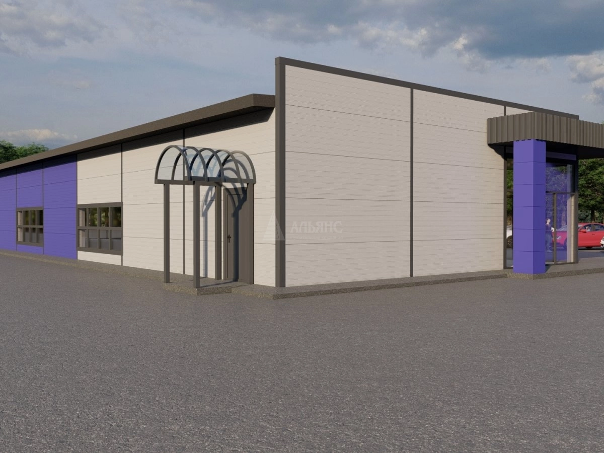 3D визуализация Магазин из сэндвич-панелей - фото 18