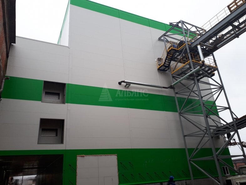 Цех бумажного комбината АО "Волга" из сэндвич-панелей - фото 3